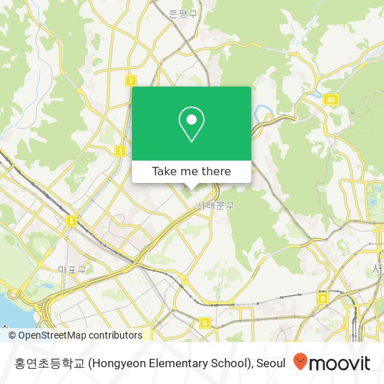 홍연초등학교 (Hongyeon Elementary School) map