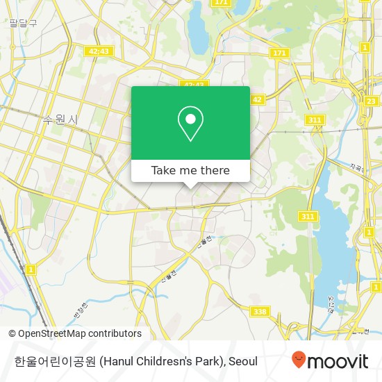 한울어린이공원 (Hanul Childresn's Park) map