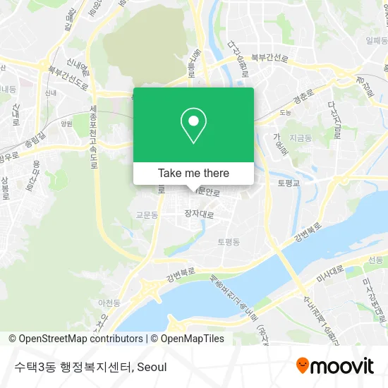 수택3동 행정복지센터 map