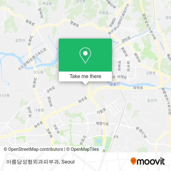 아름담성형외과피부과 map