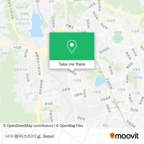 서수원버스터미널 map