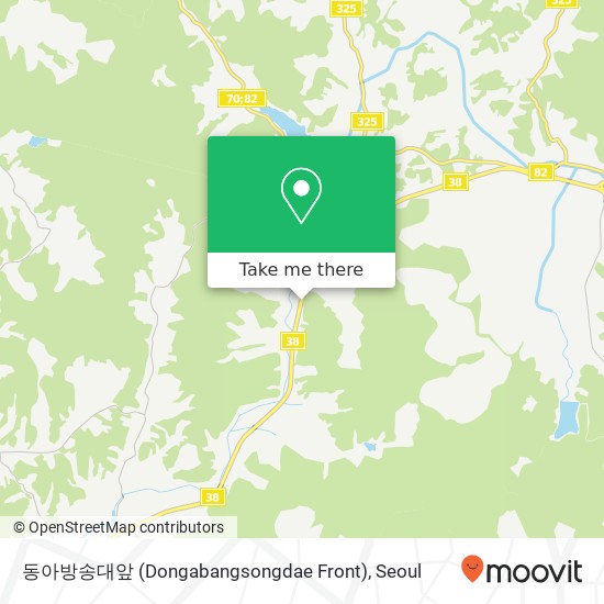 동아방송대앞 (Dongabangsongdae Front) map