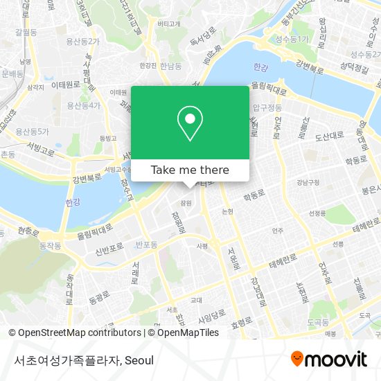 서초여성가족플라자 map