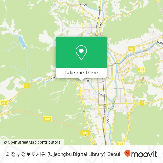 의정부정보도서관 (Uijeongbu Digital Library) map