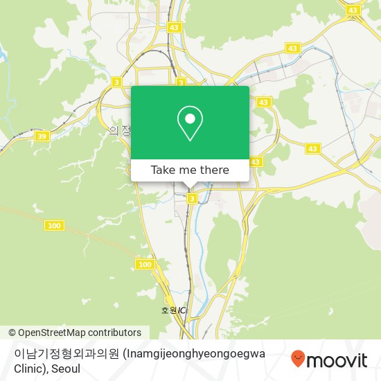 이남기정형외과의원 (Inamgijeonghyeongoegwa Clinic) map