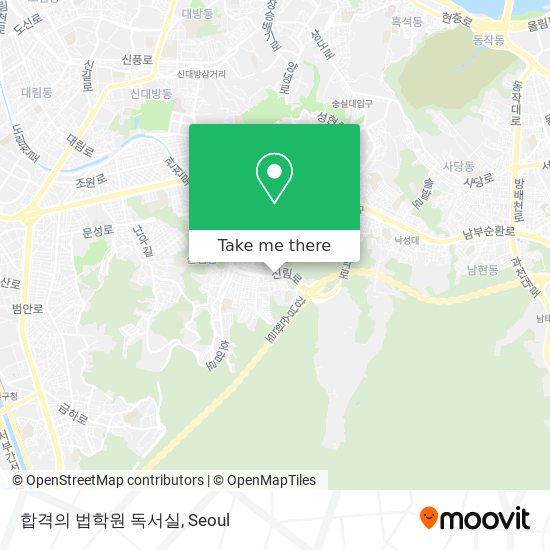 합격의 법학원 독서실 map