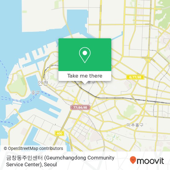 금창동주민센터 (Geumchangdong Community Service Center) map