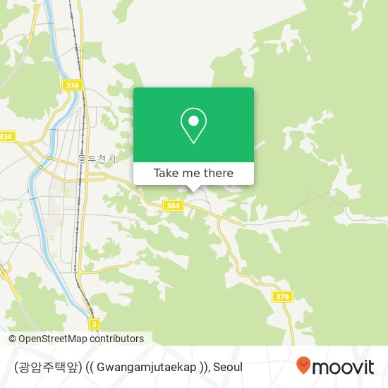 (광암주택앞) (( Gwangamjutaekap )) map