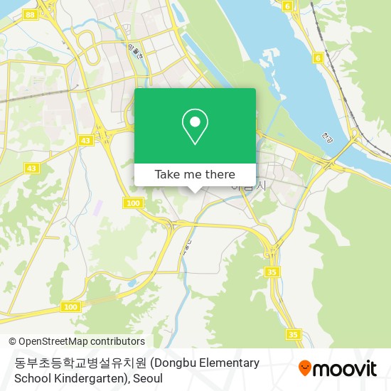 동부초등학교병설유치원 (Dongbu Elementary School Kindergarten) map