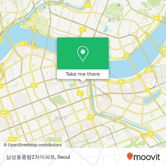 삼성동풍림2차아파트 map