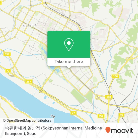 속편한내과 일산점 (Sokpyeonhan Internal Medicine Ilsanjeom) map