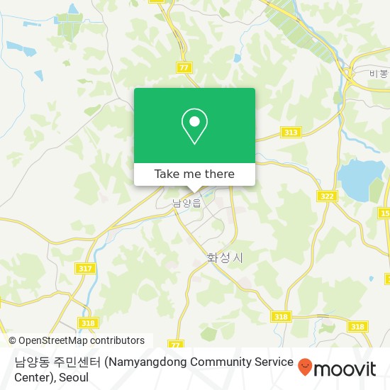 남양동 주민센터 (Namyangdong Community Service Center) map