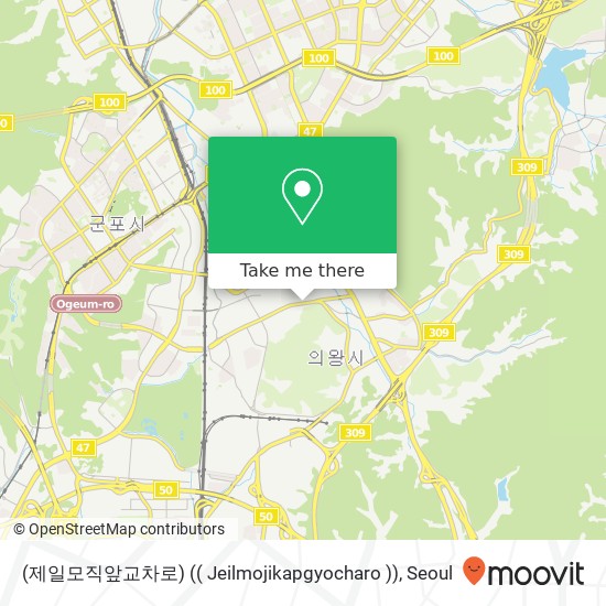 (제일모직앞교차로) (( Jeilmojikapgyocharo )) map