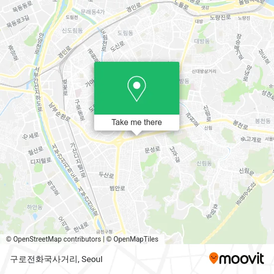 구로전화국사거리 map