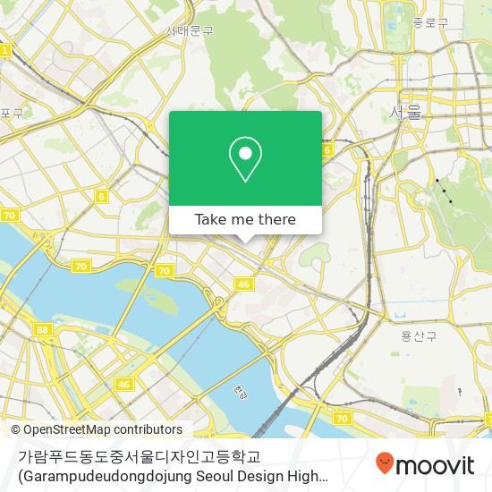 가람푸드동도중서울디자인고등학교 (Garampudeudongdojung Seoul Design High School) map