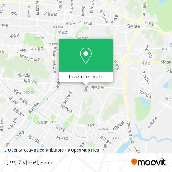 큰방죽사거리 map