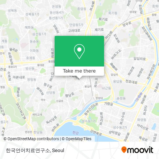 한국언어치료연구소 map