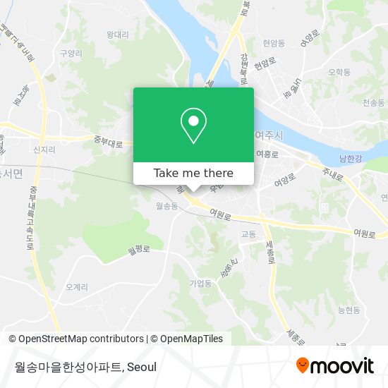 월송마을한성아파트 map