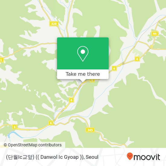 (단월Ic교앞) (( Danwol Ic Gyoap )) map