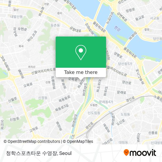 청학스포츠타운 수영장 map