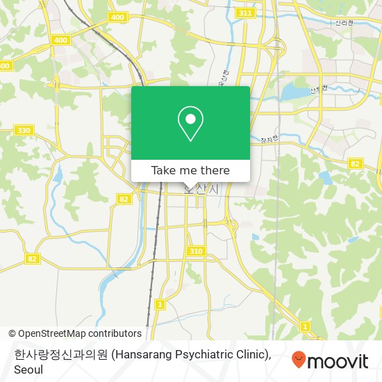 한사랑정신과의원 (Hansarang Psychiatric Clinic) map