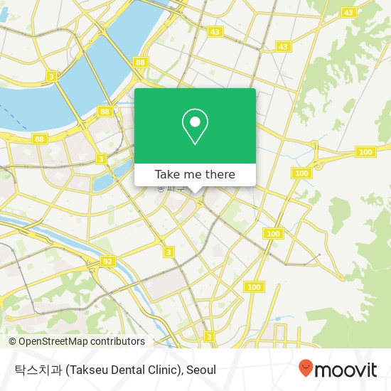 탁스치과 (Takseu Dental Clinic) map