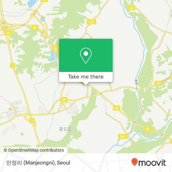 만정리 (Manjeongni) map