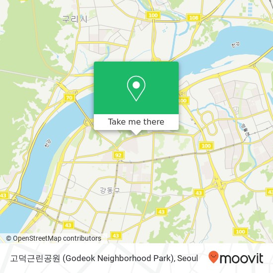 고덕근린공원 (Godeok Neighborhood Park) map