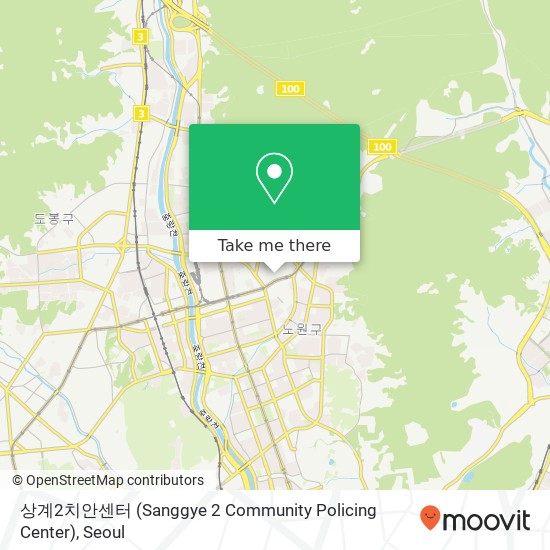 상계2치안센터 (Sanggye 2 Community Policing Center) map