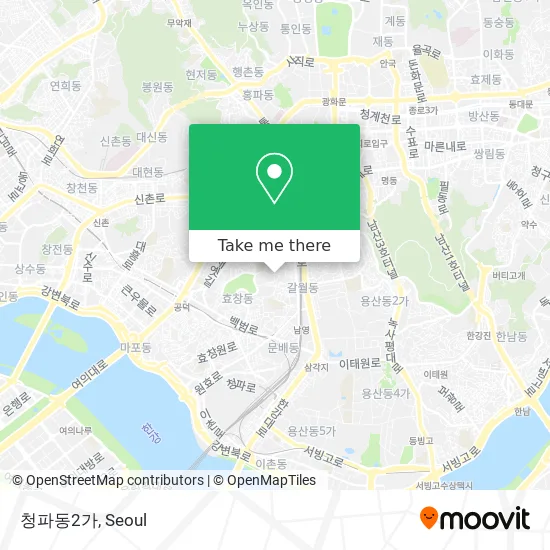 청파동2가 map