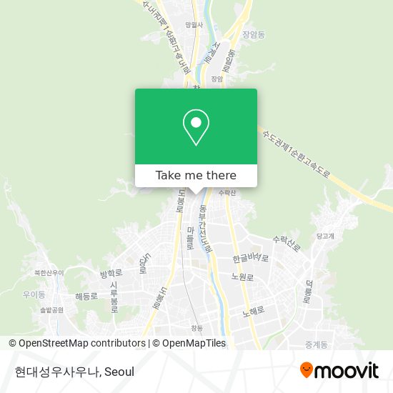 현대성우사우나 map