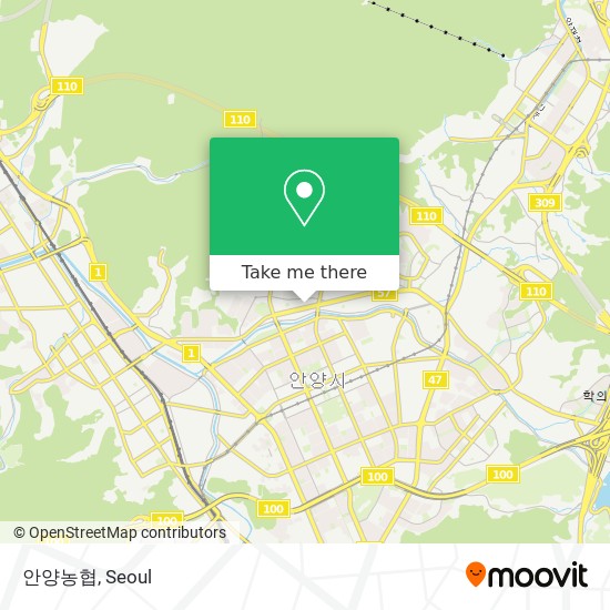 안양농협 map