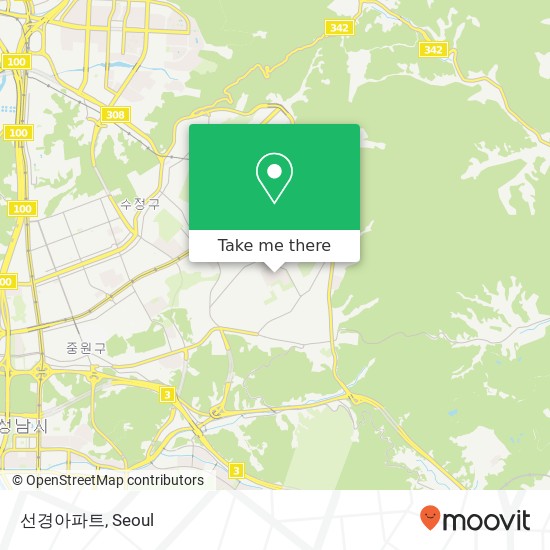 선경아파트 map