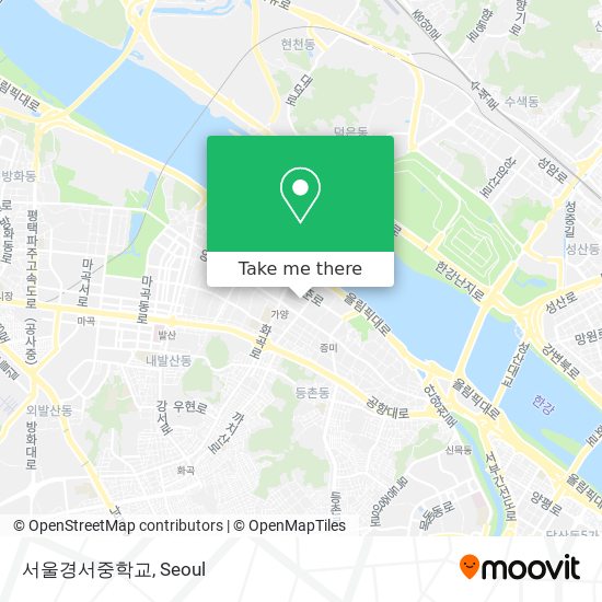 서울경서중학교 map