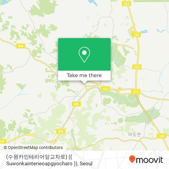 (수원카인테리어앞교차로) (( Suwonkainterieoapgyocharo )) map