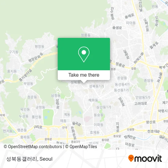 성북동갤러리 map