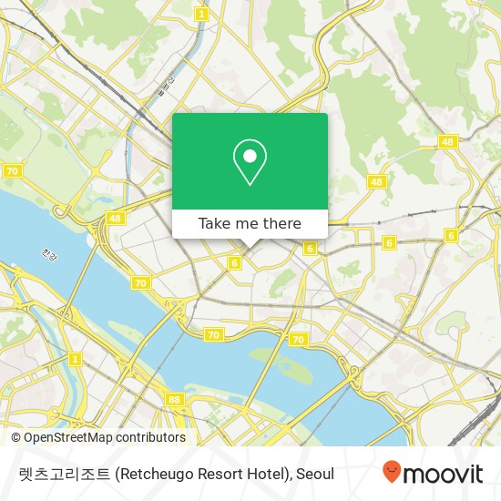렛츠고리조트 (Retcheugo Resort Hotel) map