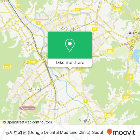 동제한의원 (Dongje Oriental Medicine Clinic) map