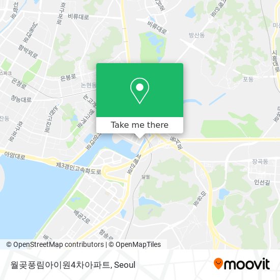 월곶풍림아이원4차아파트 map