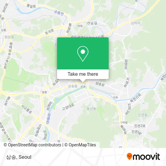 삼송 map