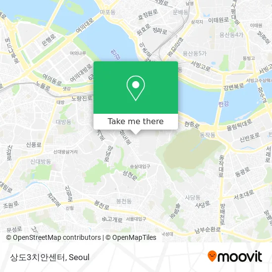 상도3치안센터 map