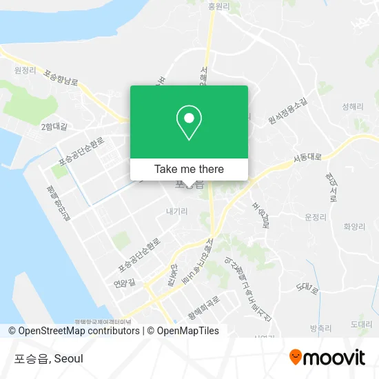 포승읍 map