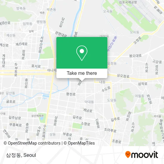삼정동 map