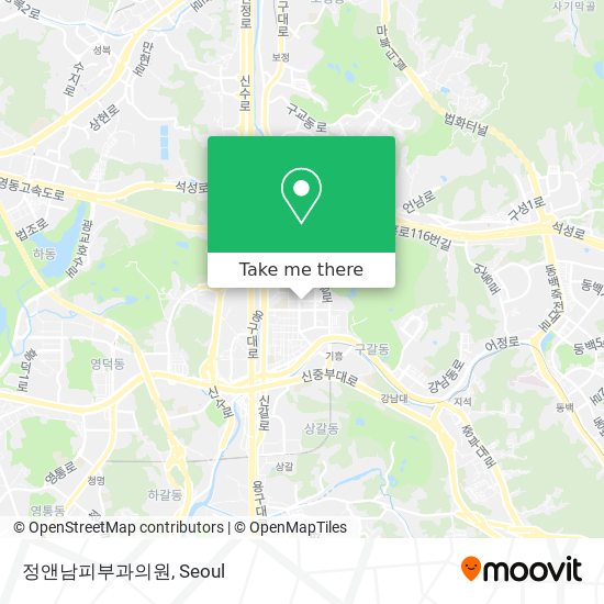 정앤남피부과의원 map