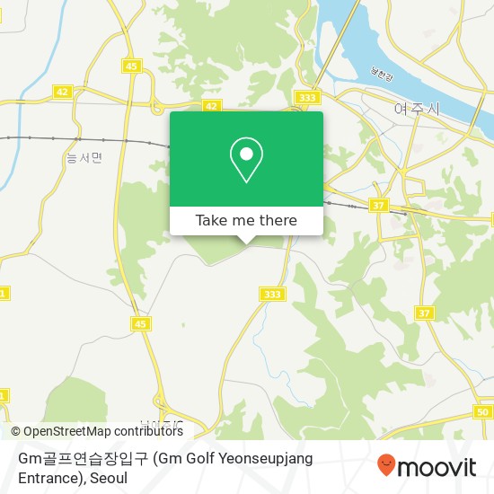 Gm골프연습장입구 (Gm Golf Yeonseupjang Entrance) map