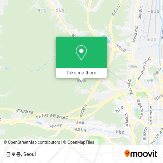 금토동 map