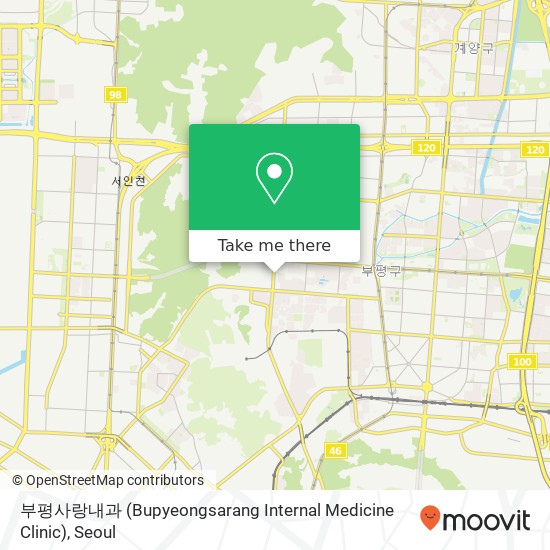 부평사랑내과 (Bupyeongsarang Internal Medicine Clinic) map