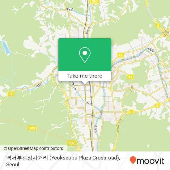 역서부광장사거리 (Yeokseobu Plaza Crossroad) map
