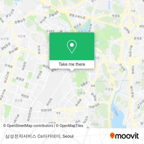삼성전자서비스 Cs아카데미 map