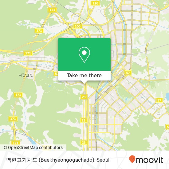 백현고가차도 (Baekhyeongogachado) map